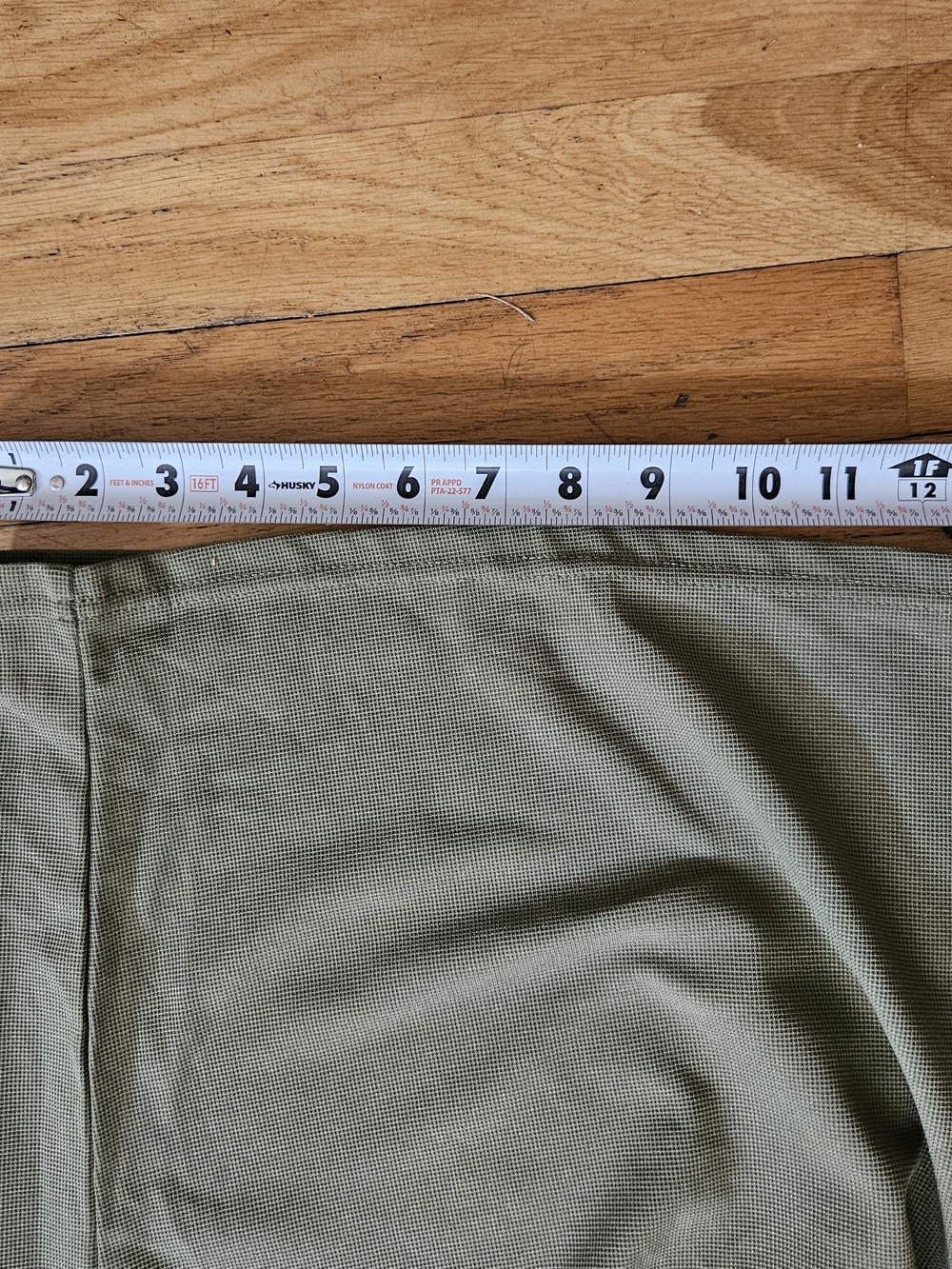 NWT HALARA Olive Green Waffle Knit Wide-Leg Jumpsuit Overalls Size L Minimalist - Picture 8 of 8